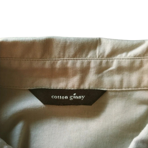 Vintage Cotton Ginny Cotton Blouse with Embroidery  Cream S - Picture 7 of 9